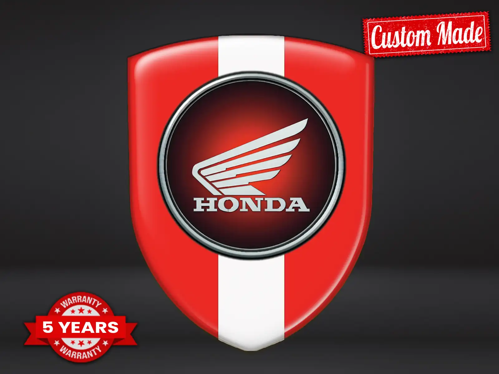 Honda Decalcomanie Auto Business Resistenti Limitate Pregiate